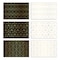 Better Office Products All Occasion Greeting Cards & Envs, Box Set, 4in. x 6in. 6 Elegant Gold Geometric Designs, 50PK 64557 - alternate 1